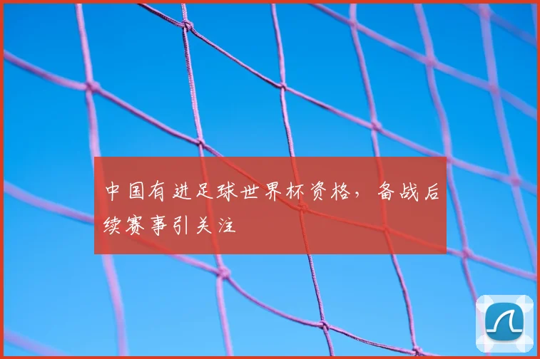 中国有进足球世界杯资格，备战后续赛事引关注